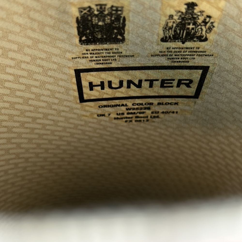 Hunter Color Block tall Rubber boots - Picture 3 of 4